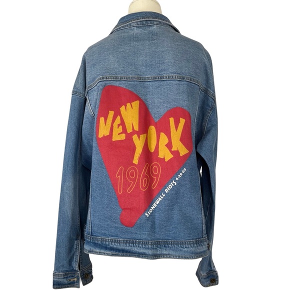 Denim pride jacket - Picture 3 of 7